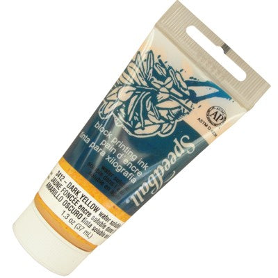 Tinta de Xilogravura 37ml SpeedBall 3412 Amarelo Escuro